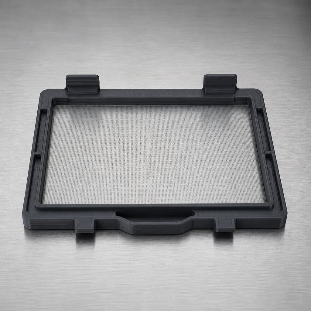 3D-printed dryer lint filter frame