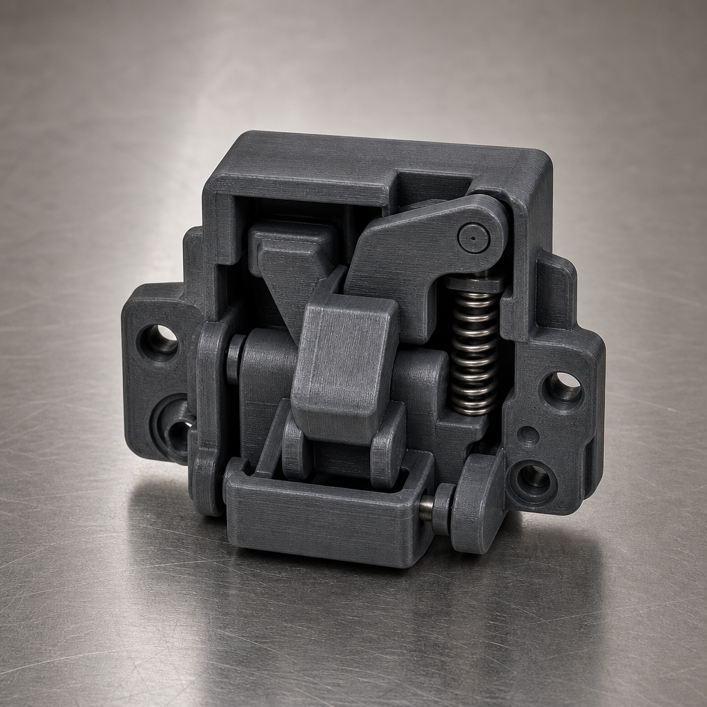 3D-printed refrigerator door latch